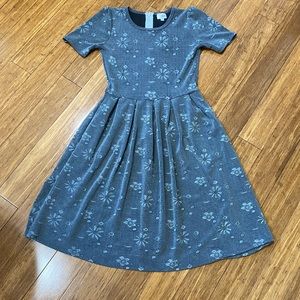 LuLaroe silver/gray Amelia Dress (size small)